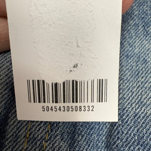 NWT Women's TOPSHOP Moto Distressed Denim Jean Mini Skirt | Size 2 - Picture 4 of 7